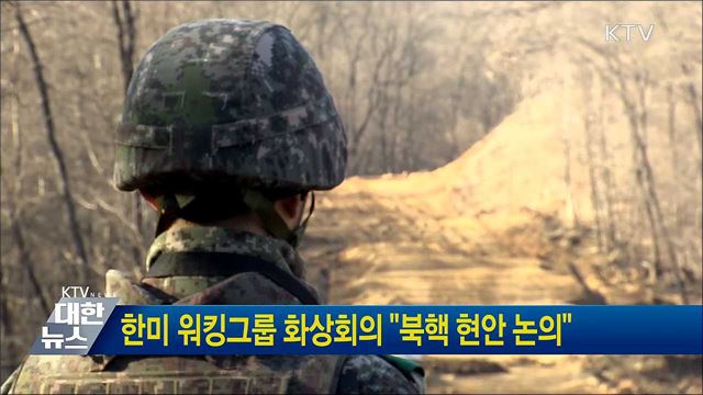 한미 워킹그룹 화상회의 "북핵 현안 논의"