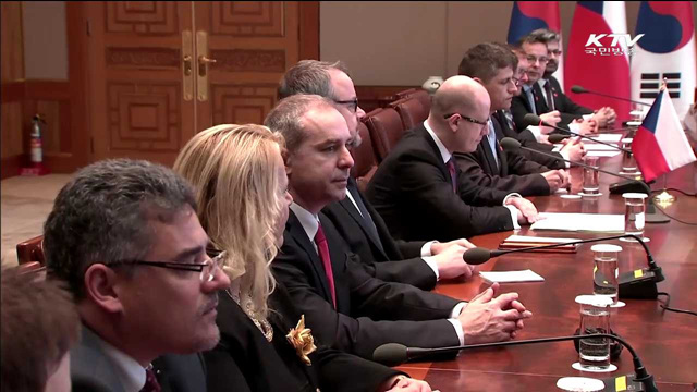 박 대통령, 소보트카 체코 총리와 정상회담