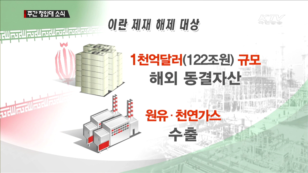 박 대통령, 이란 방문 검토 '경협·북핵' 논의