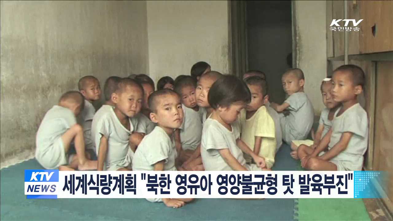 세계식량계획 "북한 영유아 영양불균형 탓 발육부진"