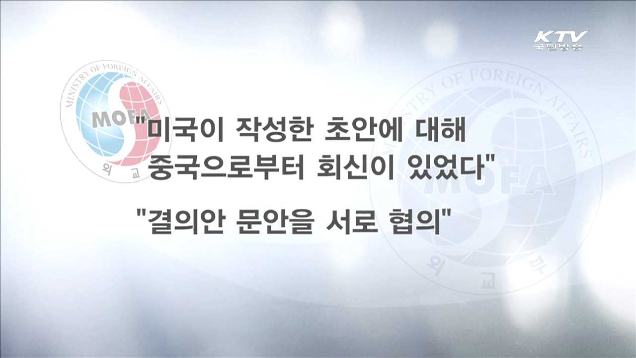 안보리 결의 '속도'…"끝장 결의 돼야"