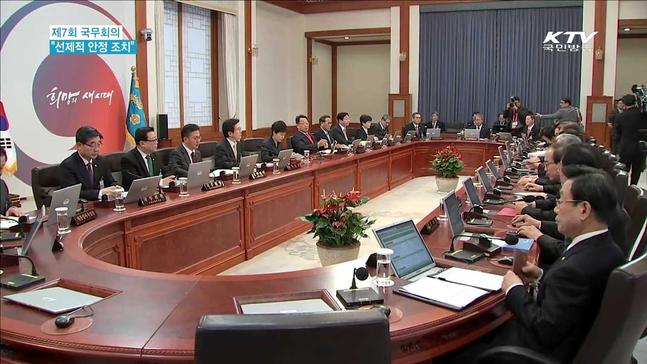 국무회의…"경제 이상징후시 선제적 안정조치"