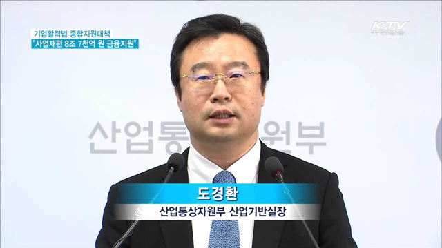 기업활력법 사업재편에 금융지원 8조7천억원