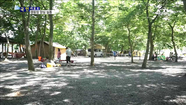 무료 야영장 '얌체 캠핑족'으로 몸살