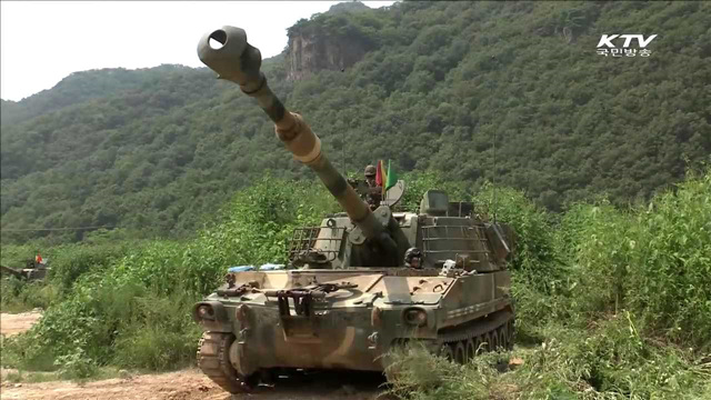 포격도발 응징 1주년, 대규모 포병 사격훈련