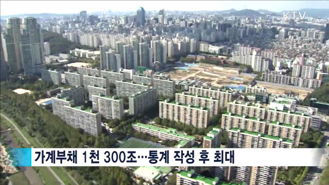 가계빚 1천 300조 돌파…집단대출도 심사 강화