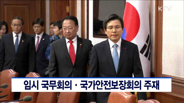 임시 국무회의·국가안전보장회의 주재
