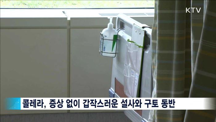 콜레라, 올해 첫 해외 유입…'개인위생' 당부