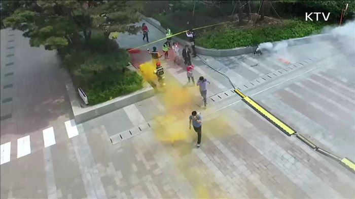 15일 첫 지역맞춤 민방위훈련…화생방훈련도 실시