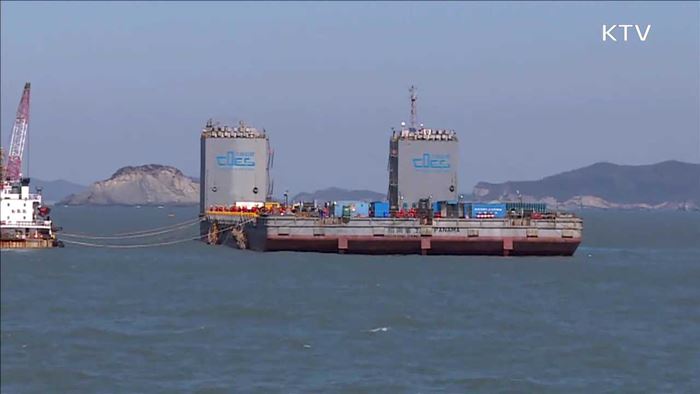 세월호 인양 '준비완료'…다음달 5일께 시도