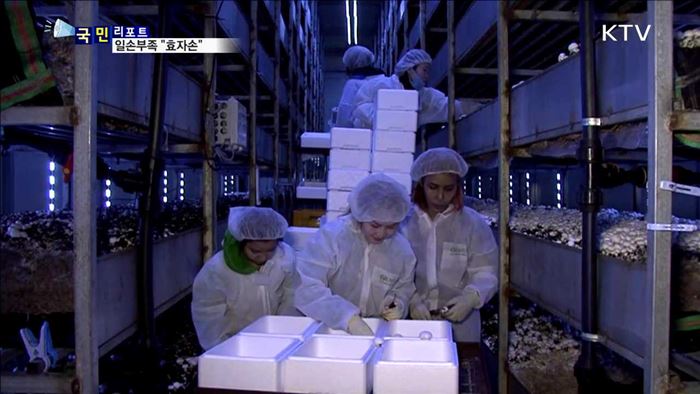 버섯농가 '효자손' 외국인 근로자…"가족같이 지내요“