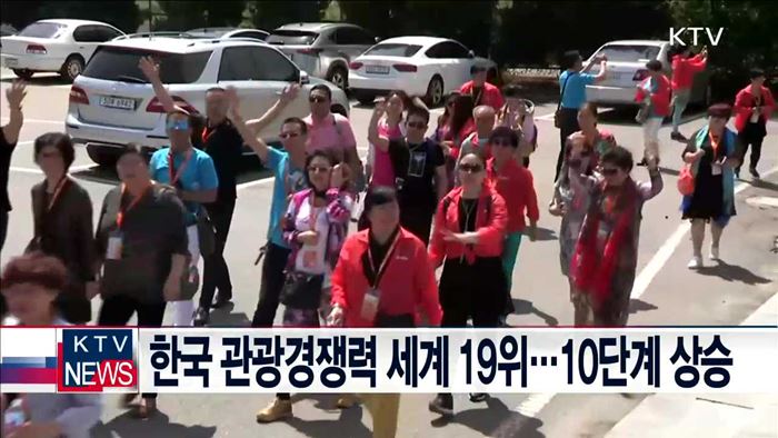 한국, 관광경쟁력 세계 19위…10단계 상승