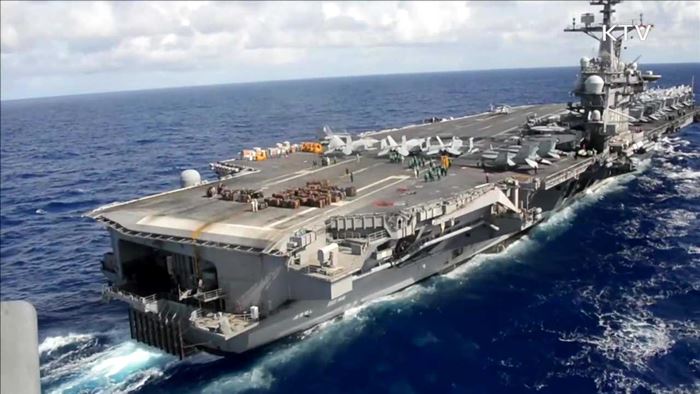 "칼빈슨호 전개는 대비태세 강화…한미 긴밀 공조"