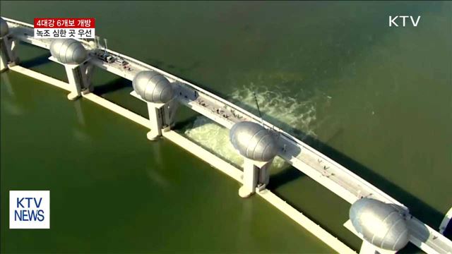 4대강 6개보 상시 개방…수질 악화 지역 우선