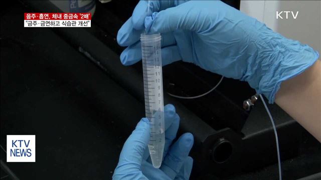 음주·흡연하면 체내 중금속 농도 '2배'