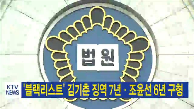 '블랙리스트' 김기춘 징역 7년·조윤선 6년 구형