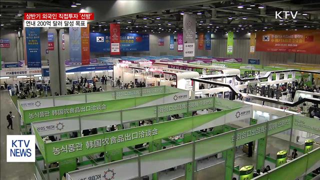 상반기 외국인 직접투자 '선방'…연내 200억 달러 목표