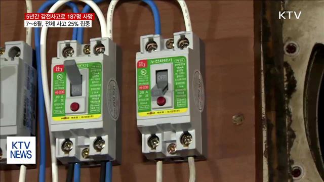 여름철 감전사고 '집중'…가전제품 사용 주의