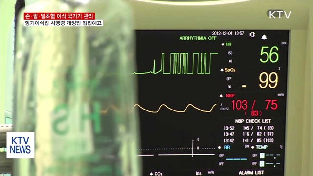 손·팔·말초혈 이식 국가가 관리…장기이식법 개정