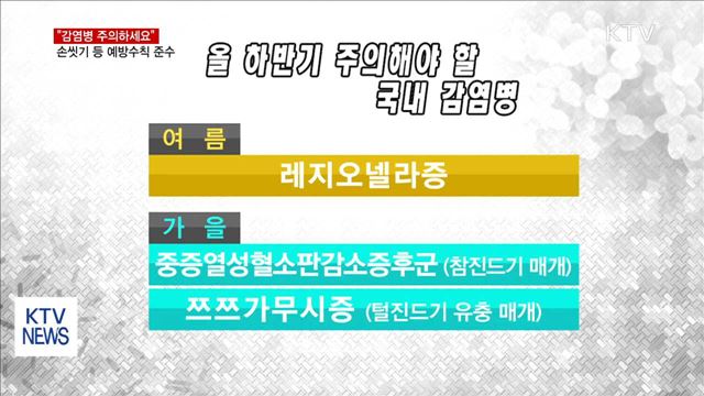 야생진드기 등 감염병 주의…"예방수칙 준수"