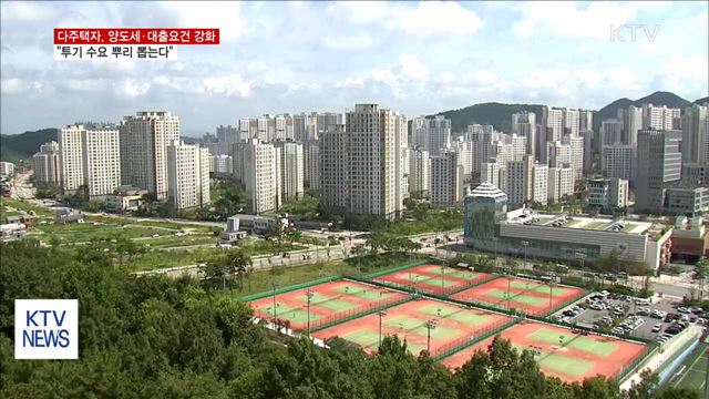 다주택자, 양도소득세·대출요건 강화