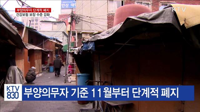 부양의무자 단계적 폐지…건강보험 보장 강화