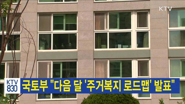 국토부 "다음 달 '주거복지 로드맵' 발표"