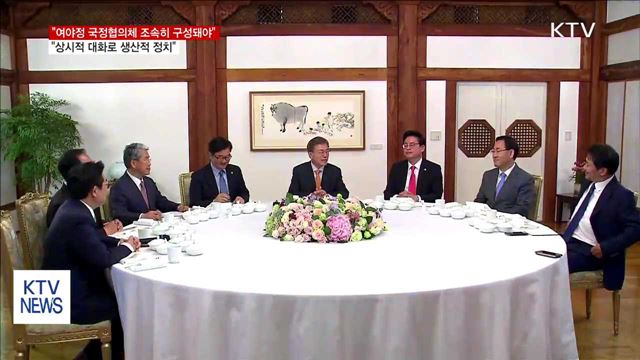 靑 "여야정 국정상설협의체 조속히 구성돼야"