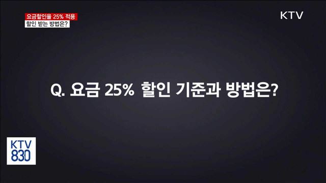 통신 요금할인율 25%로…최적의 할인 방법은?