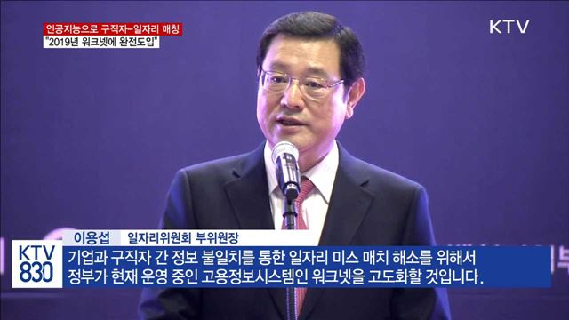 인공지능으로 구직자-기업 매칭…"2019년 완전도입"