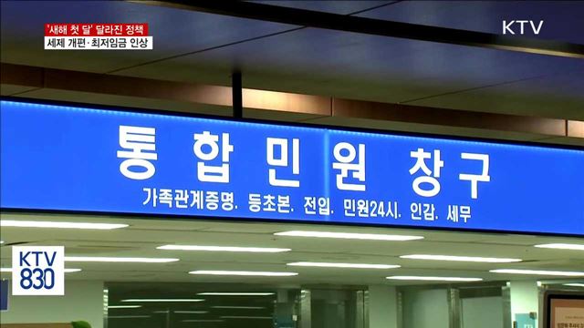 '무술년 새해'…1월부터 달라지는 정책은?