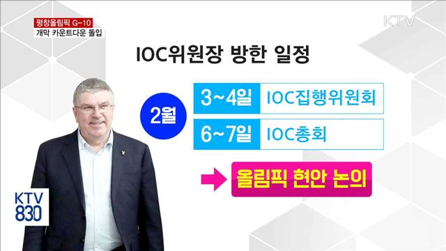 평창올림픽 G-10…개막 카운트다운 돌입