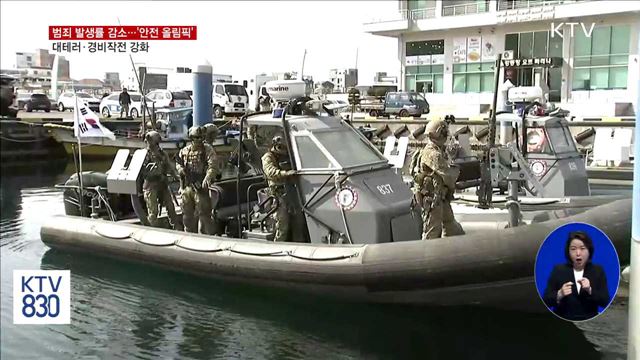 올림픽 기간 범죄발생 감소…끝까지 '안전 올림픽'