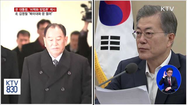 문 대통령, 비핵화 방법론 제시…北 "문 열려있어"