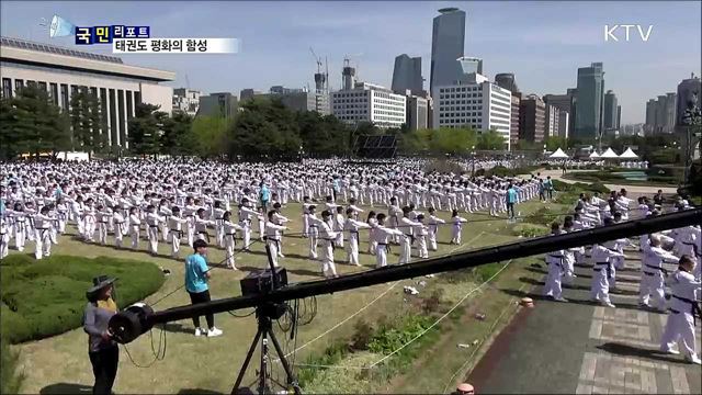 8,800명 집단 태권 품새...기네스 기록 등재된다