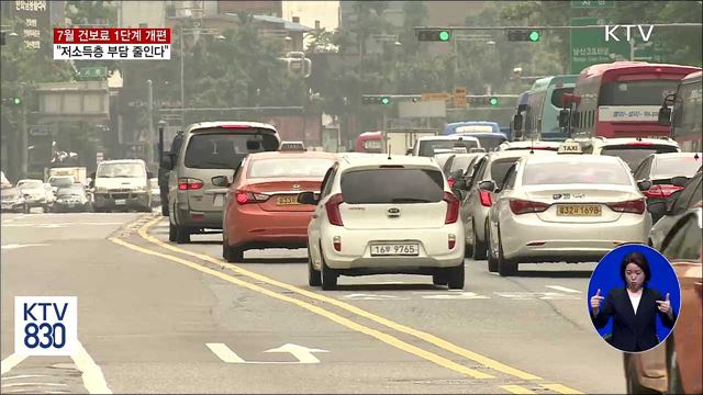 7월부터 "저소득층 건강보험료 덜 낸다"