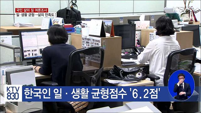 일·생활 균형 이룰수록 삶의 만족도 높아