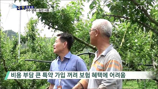 과수 냉해 확산···"정부 적극 지원 대책을··"