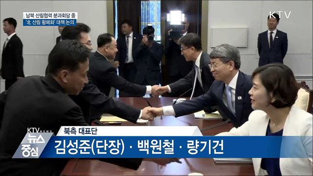 '남북 산림협력 분과회담' 진행 중