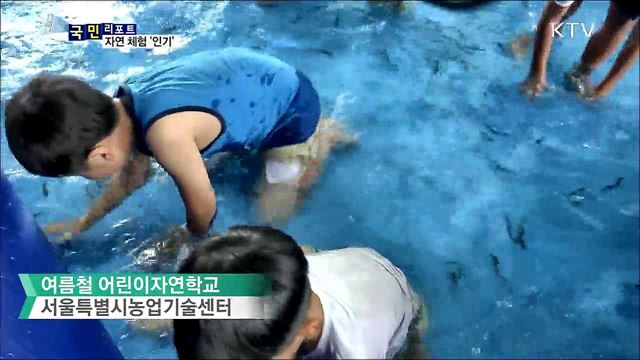 도시 속 농촌 체험···어린이 자연학교 인기