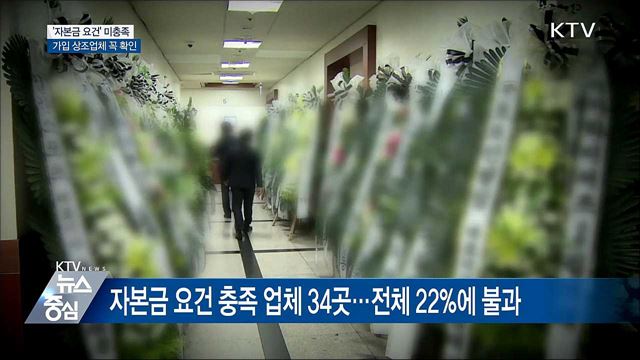 일부 상조업체, '자본금 요건' 미충족···충족여부 확인해야