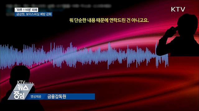 보이스피싱 급증···하루 평균 116명, 10억 원 피해