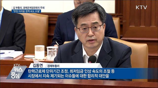 김동연 부총리 "현장 어려움 정책 속도 조절"