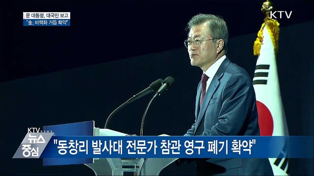 문 대통령 "김 위원장, 확고한 비핵화 의지 거듭 확약"