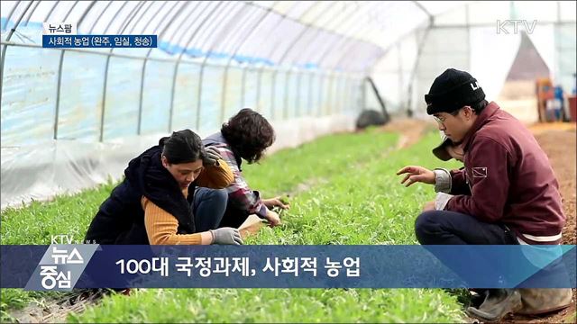 사회적 농업 (완주, 임실, 청송) [뉴스팜]