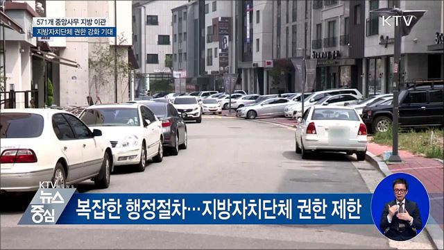 571개 중앙사무 지방 이관···지방자치단체 권한 강화