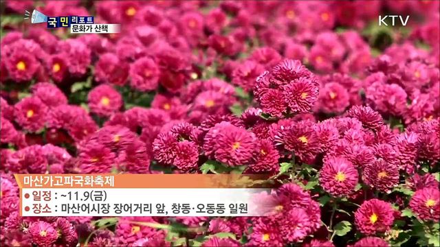 이 주의 문화가 산책 (18. 11. 01. 08시)