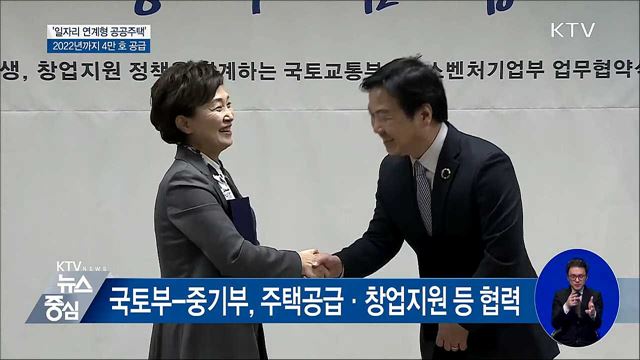 2022년까지 '일자리 연계형 공공주택' 4만 호 공급