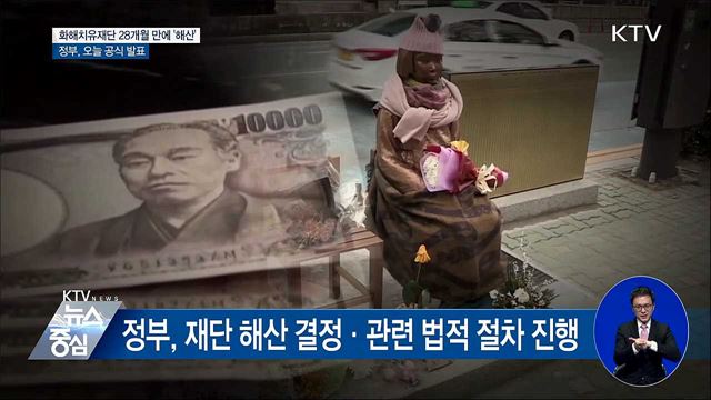 화해치유재단 2년 4개월 만에 '해산' 결정