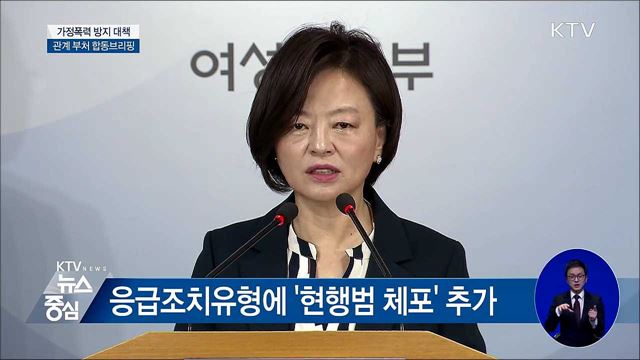 현행범 체포···가정폭력 방지대책 발표 [오늘의 브리핑]